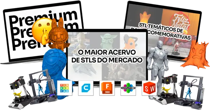 Mega Pack STL completo: o maior acervo de arquivos STL do mercado